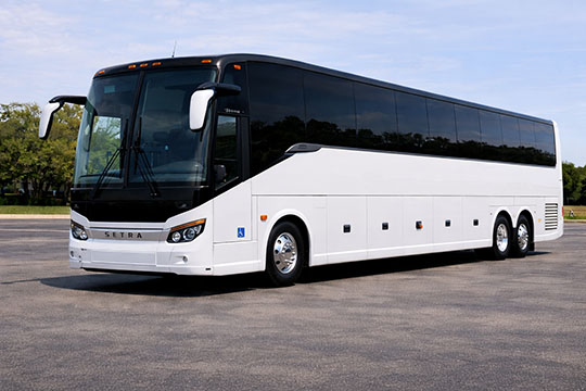 56-passenger charter bus available for charter in West Jordan, UT